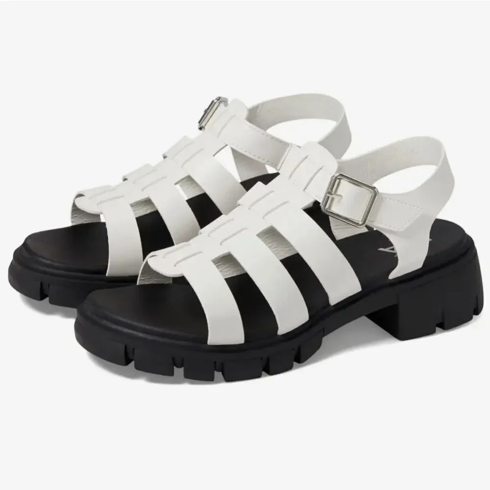 BRAND NEW WELLSFOUNTN COMFORT MULTI-STRAPS BLOCK-HEEL SANDAL G1